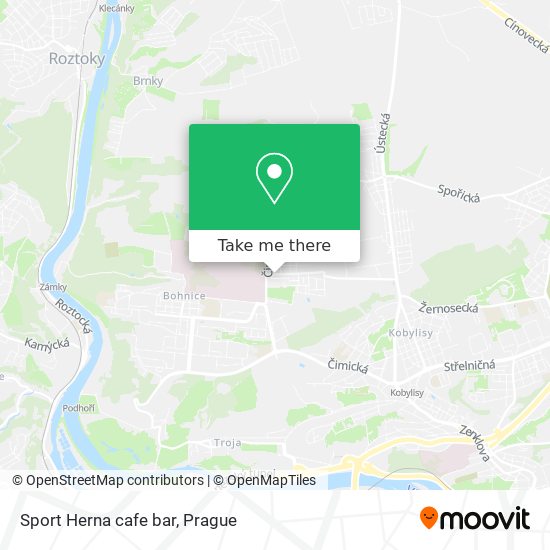 Sport Herna cafe bar map