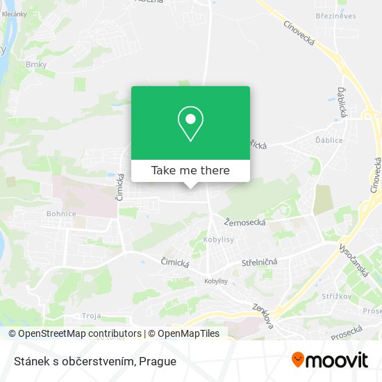 Stánek s občerstvením map