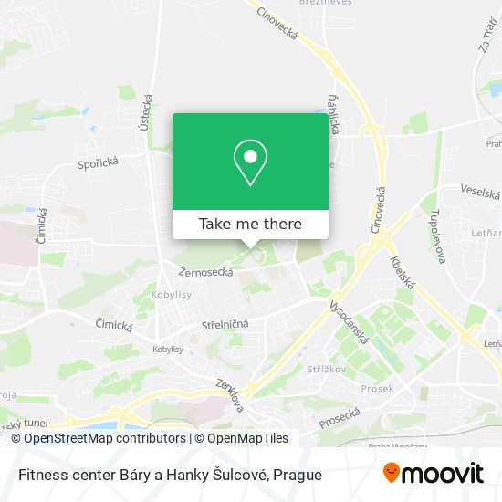 Fitness center Báry a Hanky Šulcové map