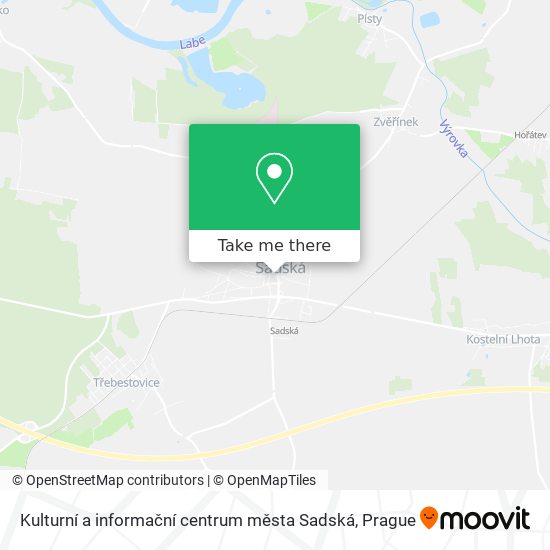 Kulturní a informační centrum města Sadská map