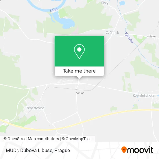 MUDr. Dubová Libuše map
