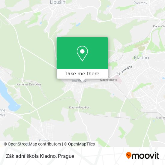 Základní škola Kladno map