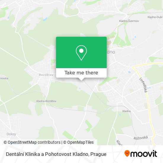 Dentální Klinika a Pohotovost Kladno map