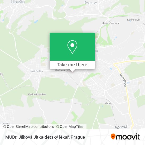 MUDr. Jílková Jitka-dětský lékař map