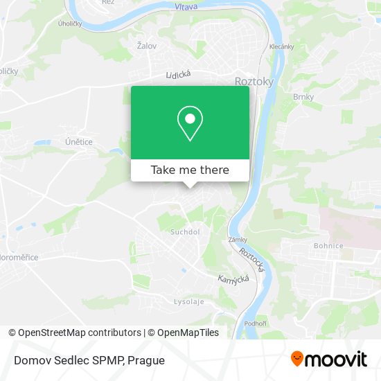 Карта Domov Sedlec SPMP