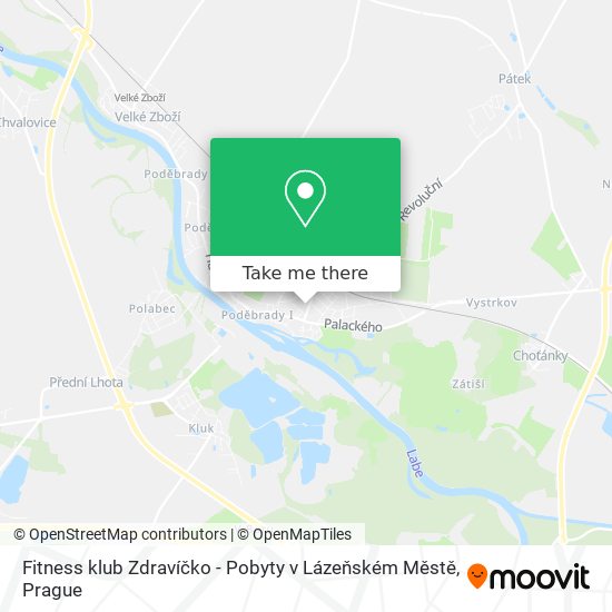 Fitness klub Zdravíčko - Pobyty v Lázeňském Městě map