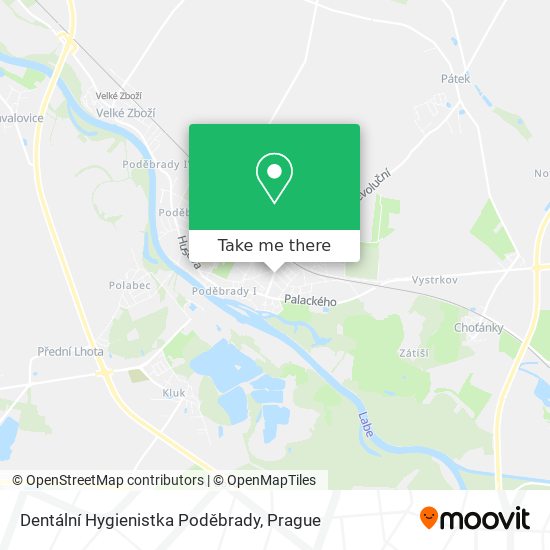 Dentální Hygienistka Poděbrady map