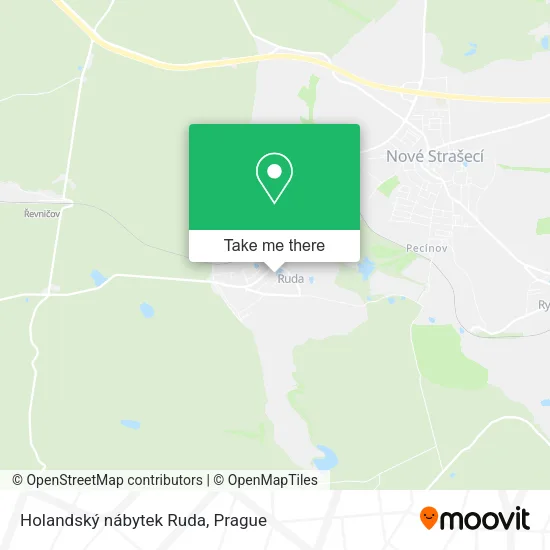 Карта Holandský nábytek Ruda