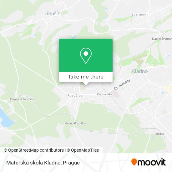 Mateřská škola Kladno map