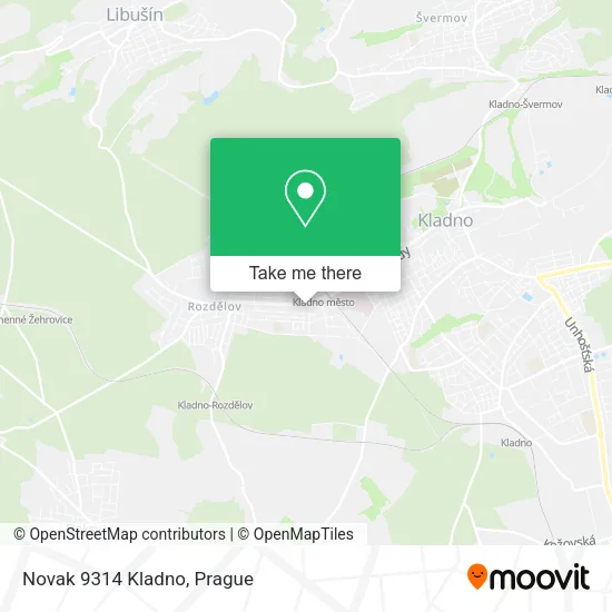 Карта Novak 9314 Kladno