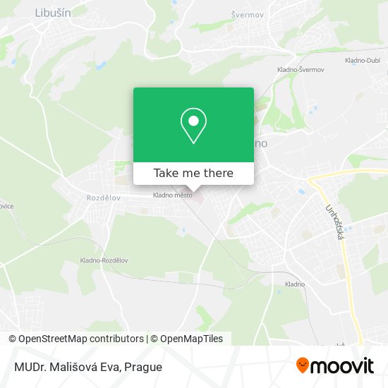 MUDr. Mališová Eva map