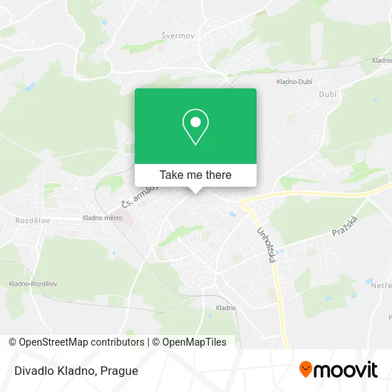 Карта Divadlo Kladno