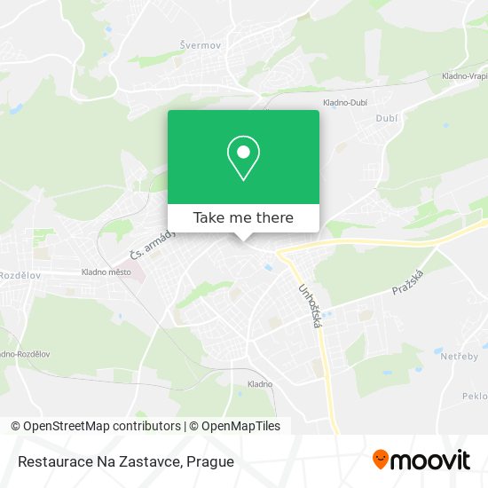 Restaurace Na Zastavce map