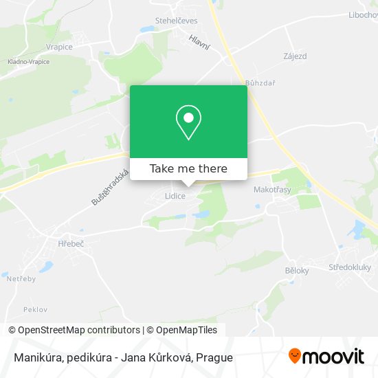 Manikúra, pedikúra - Jana Kůrková map