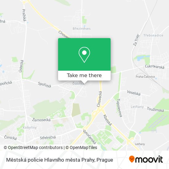 Městská policie Hlavního města Prahy map