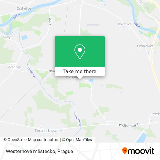 Карта Westernové městečko