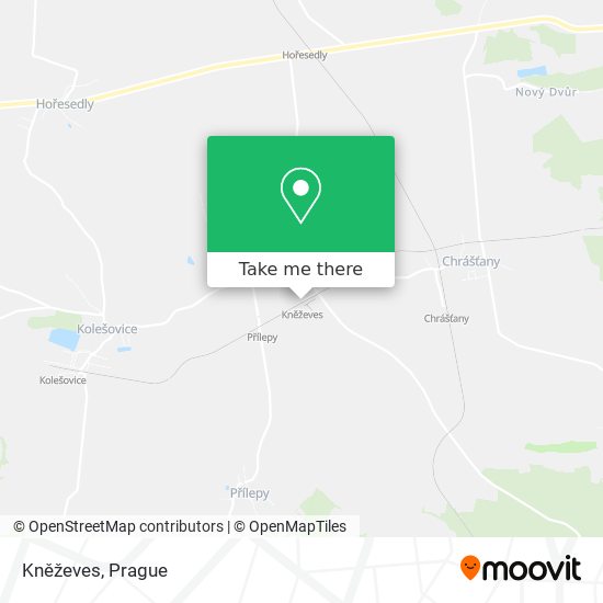 Kněževes map