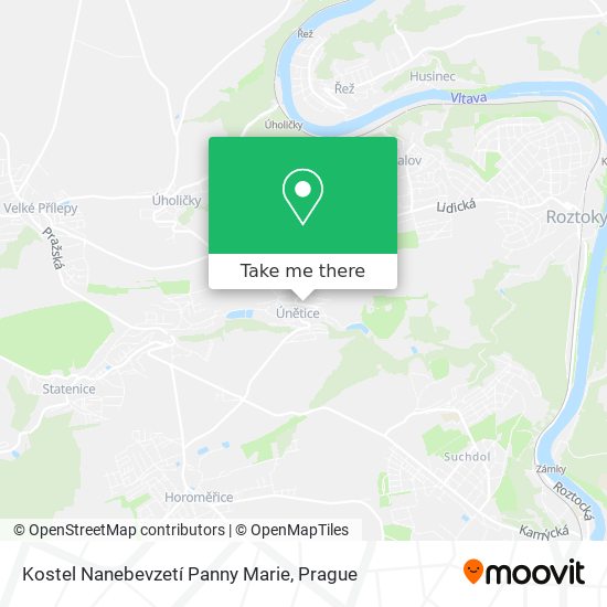 Kostel Nanebevzetí Panny Marie map