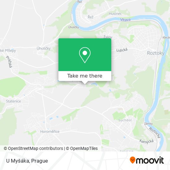 U Myšáka map