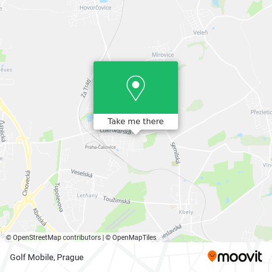 Golf Mobile map