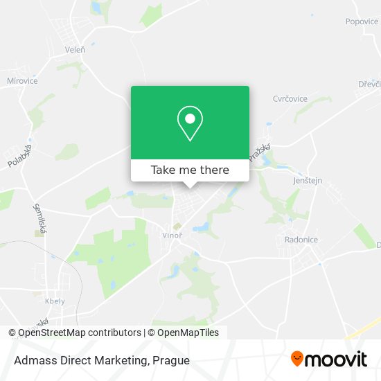 Admass Direct Marketing map