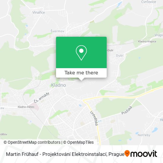 Martin Frühauf - Projektování Elektroinstalací map