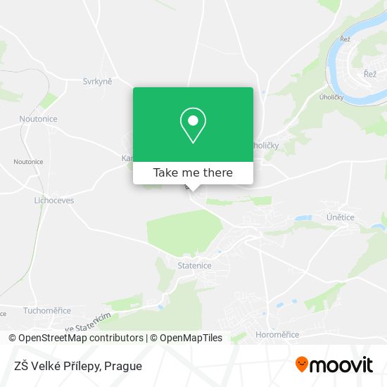 ZŠ Velké Přílepy map