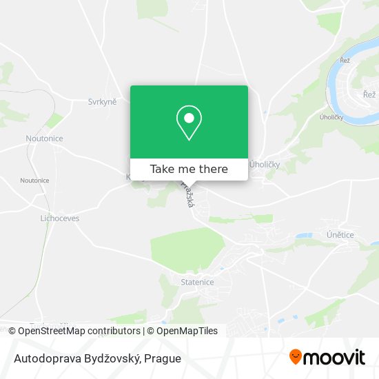 Карта Autodoprava Bydžovský