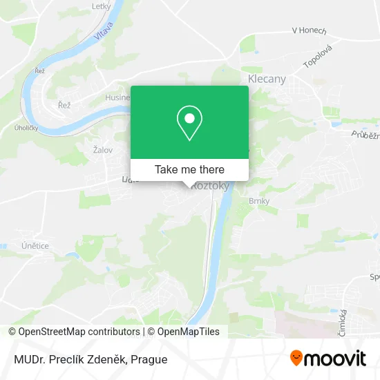 Карта MUDr. Preclík Zdeněk