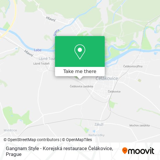 Gangnam Style - Korejská restaurace Čelákovice map