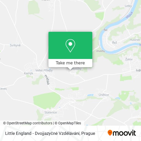 Little England - Dvojjazyčné Vzdělávání map