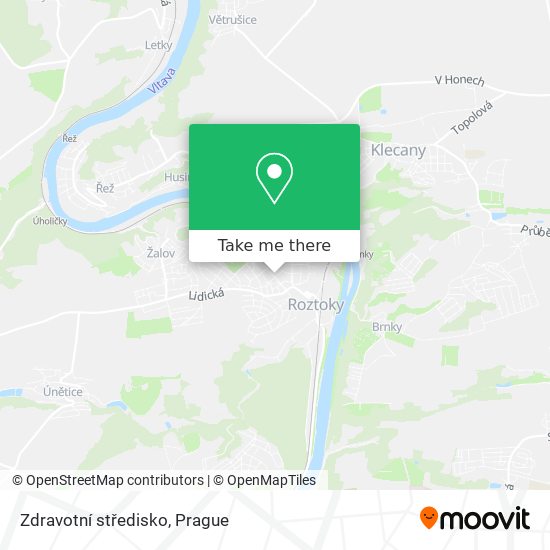 Zdravotní středisko map