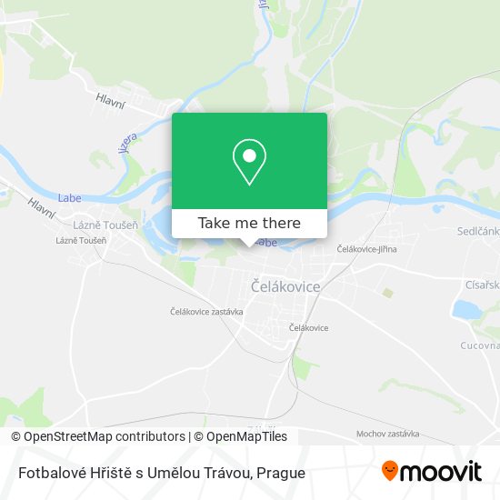 Fotbalové Hřiště s Umělou Trávou map