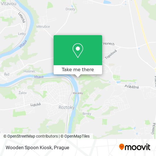 Wooden Spoon Kiosk map