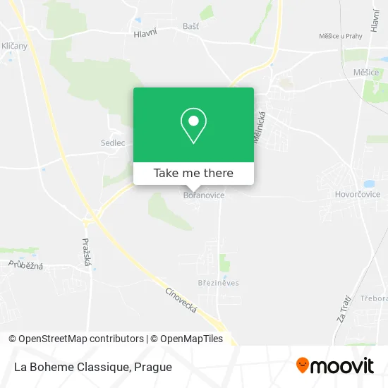 La Boheme Classique map