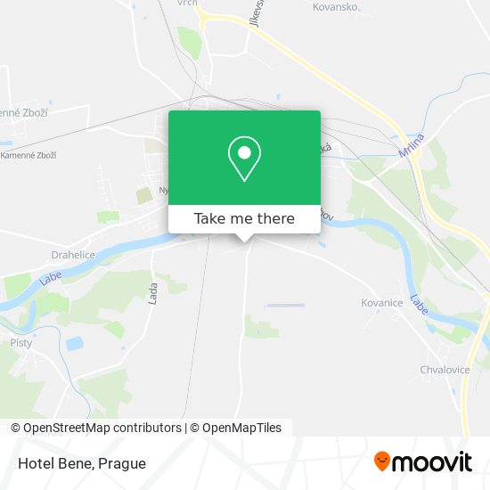 Hotel Bene map