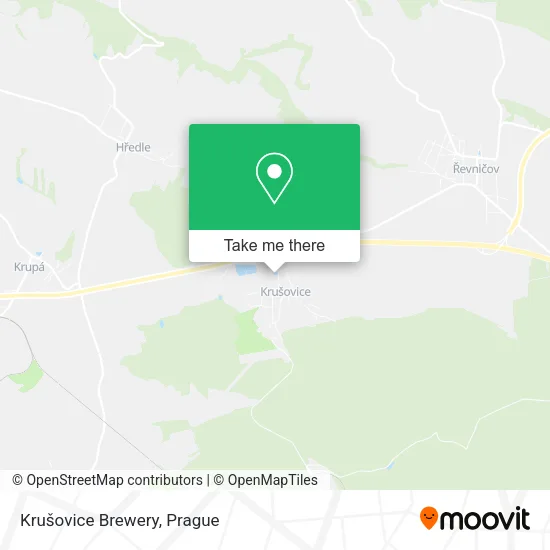 Карта Krušovice Brewery
