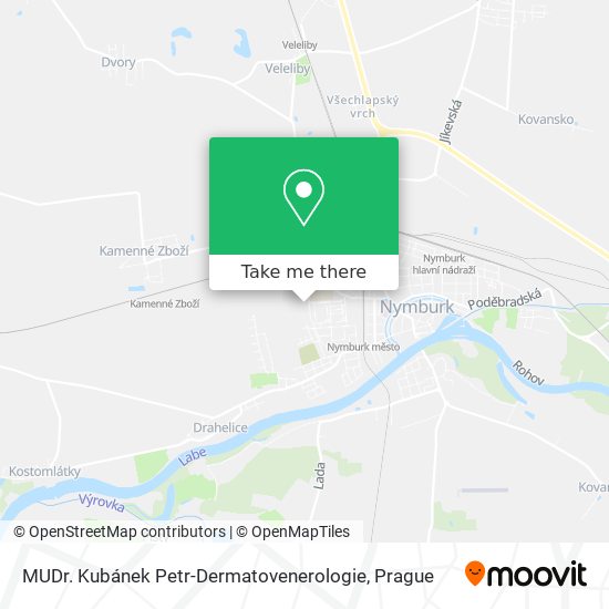 MUDr. Kubánek Petr-Dermatovenerologie map