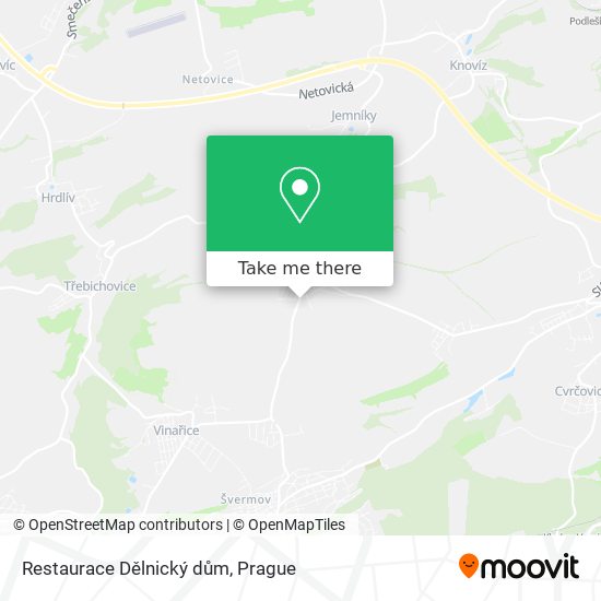 Restaurace Dělnický dům map