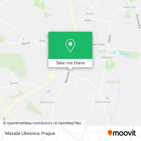 Masáže Líbeznice map