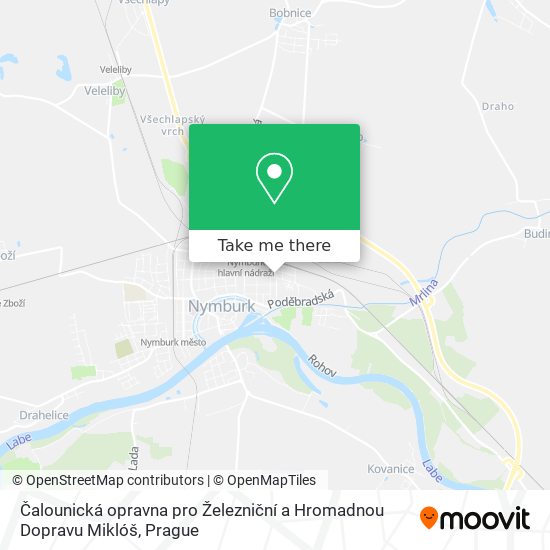 Čalounická opravna pro Železniční a Hromadnou Dopravu Miklóš map