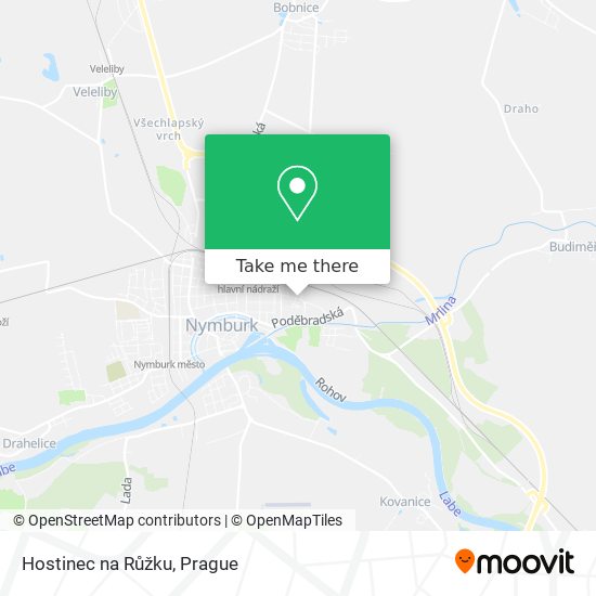 Hostinec na Růžku map