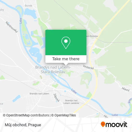 Карта Můj obchod