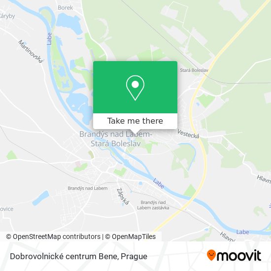 Dobrovolnické centrum Bene map