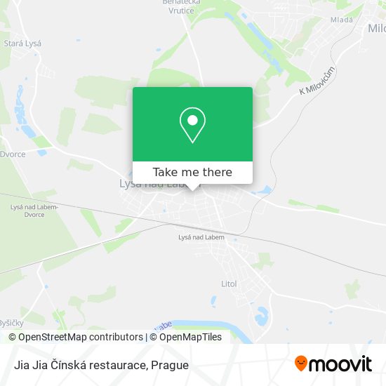 Jia Jia Čínská restaurace map