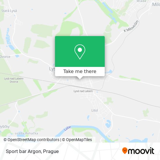 Sport bar Argon map