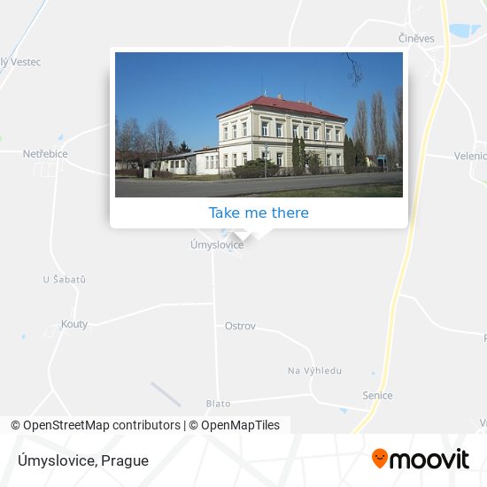 Карта Úmyslovice