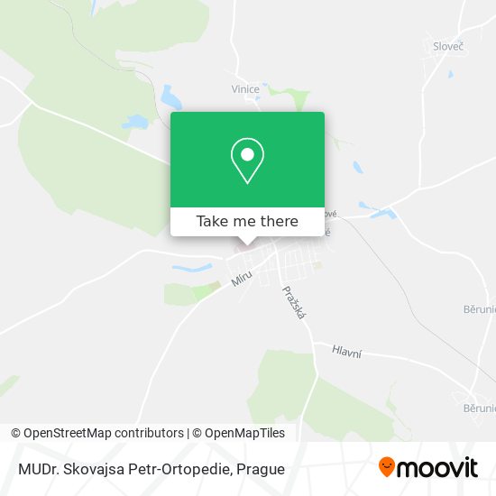 MUDr. Skovajsa Petr-Ortopedie map