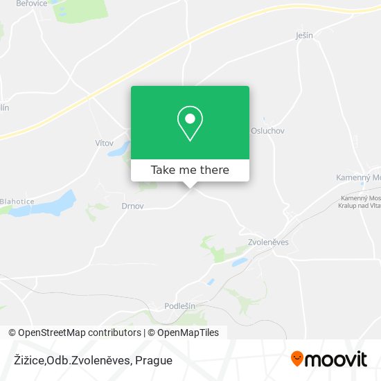 Žižice,Odb.Zvoleněves map