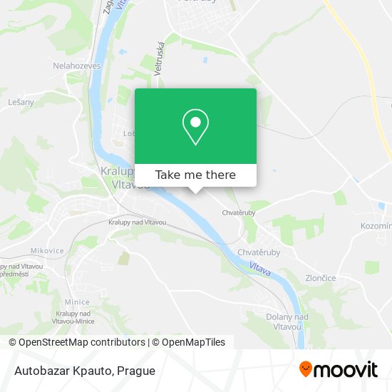 Autobazar Kpauto map